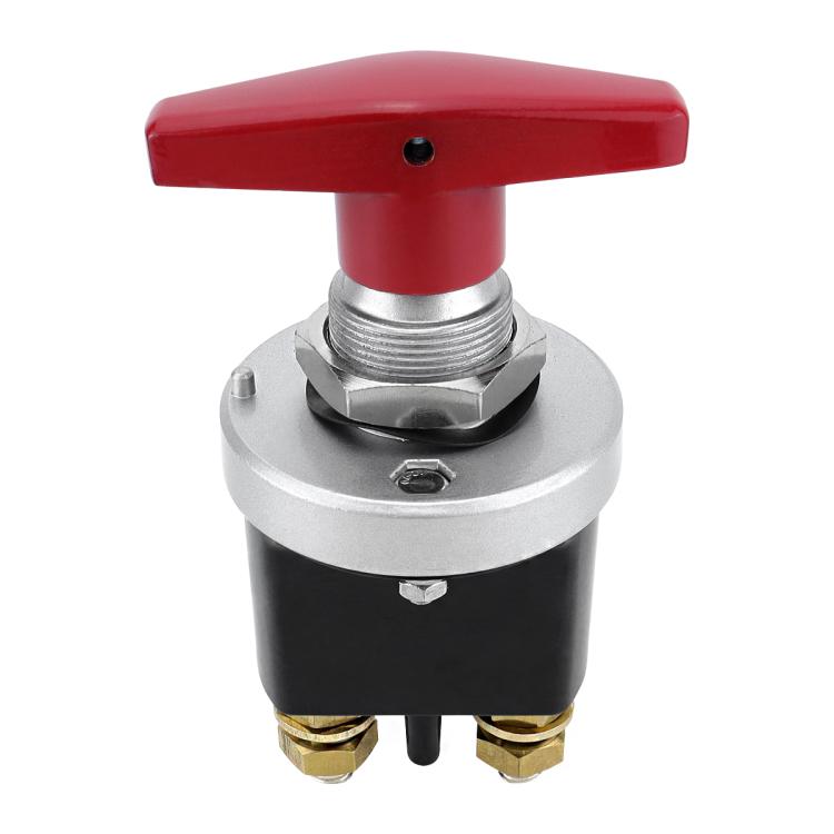 300A High Current Silver-plated Copper 12V-36V Battery Cut Off Switch with Red Handle Isolator - Car Switches by buy2fix | Online Shopping UK | buy2fix