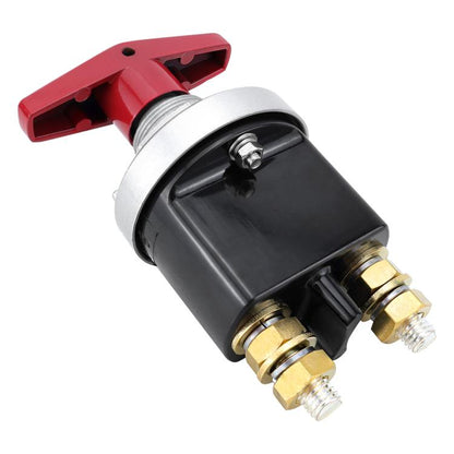 300A High Current Silver-plated Copper 12V-36V Battery Cut Off Switch with Red Handle Isolator - Car Switches by buy2fix | Online Shopping UK | buy2fix