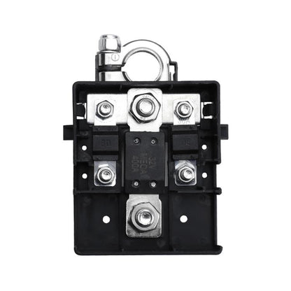 Car Battery Distribution Terminal 32V 400A Quick Release Fused Clamps Connector (Black) - Booster Cable & Clip by buy2fix | Online Shopping UK | buy2fix