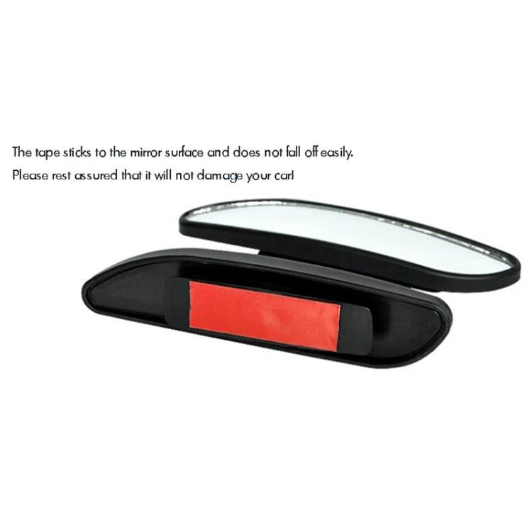 3R-060 One Pair Car Auxiliary Side View Mirror Round Blind Spot Wide Angle Mirror (Black) - Convex Mirror & Accessories by 3R | Online Shopping UK | buy2fix