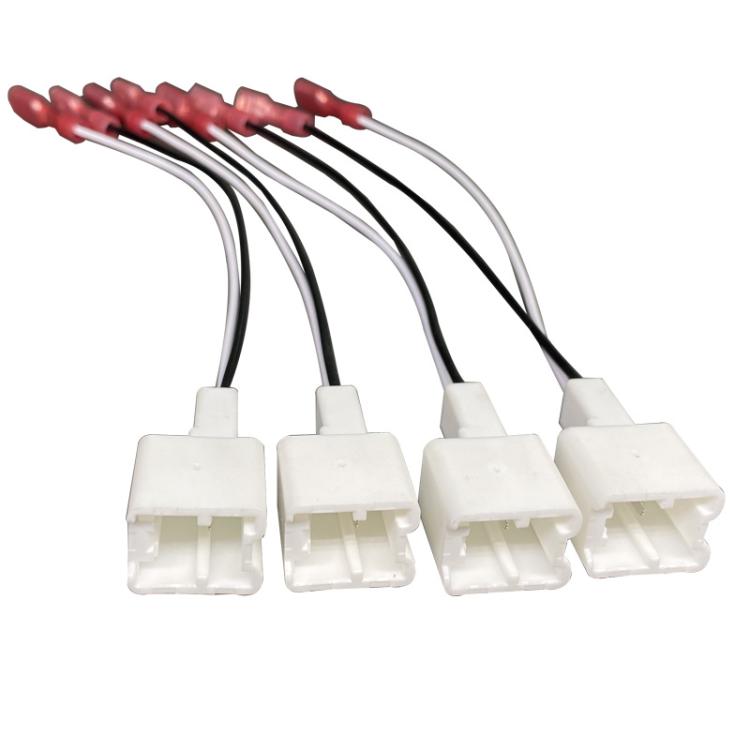 2pcs Car Audio Speaker Connector Cable Door Speaker Wire Harness Adapter for Nissan / Infiniti - DIY Cables by buy2fix | Online Shopping UK | buy2fix