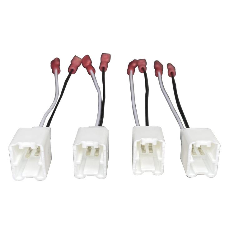 2pcs Car Audio Speaker Connector Cable Door Speaker Wire Harness Adapter for Nissan / Infiniti - DIY Cables by buy2fix | Online Shopping UK | buy2fix