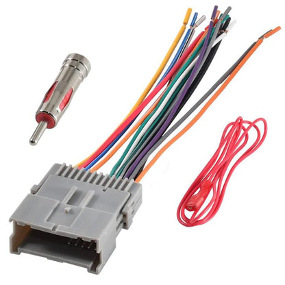 Car Stereo Radio Wiring Pigtail Harness for Chevrolet / Chrysler / GMC / Buick,  GMC Power Cable + ACC + Antenna Adapter - DIY Cables by buy2fix | Online Shopping UK | buy2fix