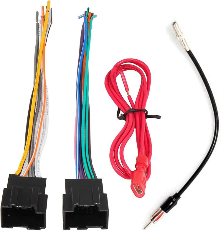 Stereo Radio Wiring Harness with Antenna Adapter for Chevrolet Captiva / GMC - DIY Cables by buy2fix | Online Shopping UK | buy2fix