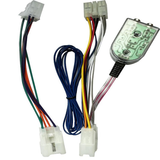 10 Pin + 6 Pin High to Low Line Output Converter with Remote Turn-On Cable for Toyota / Subaru / Scion / Lexus (White) - DIY Cables by buy2fix | Online Shopping UK | buy2fix