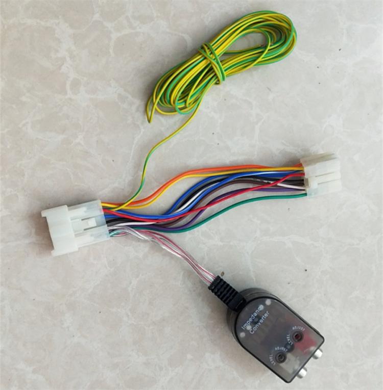 10 Pin + 6 Pin High to Low Line Output Converter with Remote Turn-On Cable for Toyota / Subaru / Scion / Lexus (White) - DIY Cables by buy2fix | Online Shopping UK | buy2fix