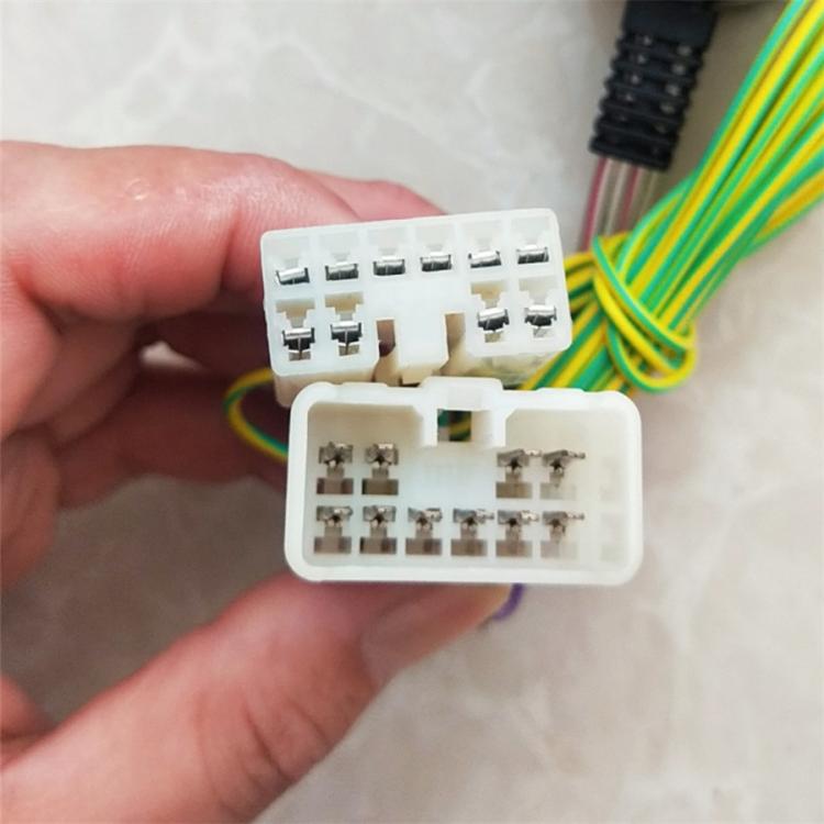 10 Pin + 6 Pin High to Low Line Output Converter with Remote Turn-On Cable for Toyota / Subaru / Scion / Lexus (White) - DIY Cables by buy2fix | Online Shopping UK | buy2fix