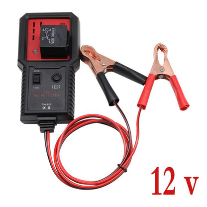 utomotive Relay Tester 12V Universal Relay Analyzer 4-Pin & 5-Pin Relays Tester (Black Red) - Electronic Test by buy2fix | Online Shopping UK | buy2fix