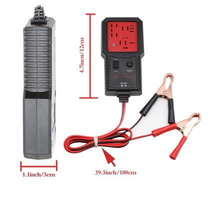 utomotive Relay Tester 12V Universal Relay Analyzer 4-Pin & 5-Pin Relays Tester (Black Red) - Electronic Test by buy2fix | Online Shopping UK | buy2fix