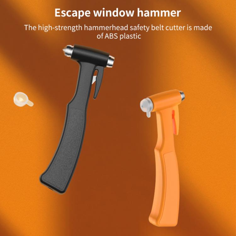 SHUNWEI SD-3502 Car Safety Hammer Emergency Window Breaker & Seat Belt Cutter (Orange) - Emergency Hammer by SHUNWEI | Online Shopping UK | buy2fix