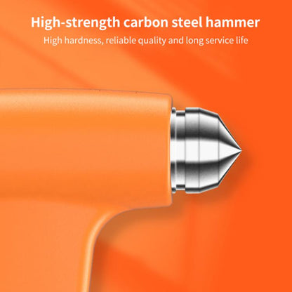 SHUNWEI SD-3502 Car Safety Hammer Emergency Window Breaker & Seat Belt Cutter (Orange) - Emergency Hammer by SHUNWEI | Online Shopping UK | buy2fix