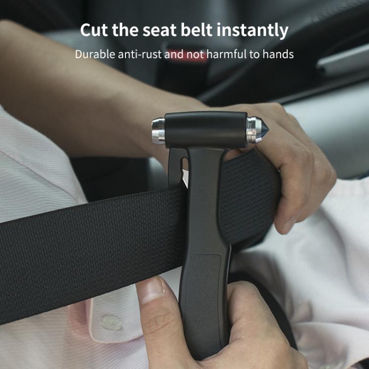 SHUNWEI SD-3502 Car Safety Hammer Emergency Window Breaker & Seat Belt Cutter (Orange) - Emergency Hammer by SHUNWEI | Online Shopping UK | buy2fix