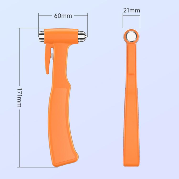 SHUNWEI SD-3502 Car Safety Hammer Emergency Window Breaker & Seat Belt Cutter (Orange) - Emergency Hammer by SHUNWEI | Online Shopping UK | buy2fix