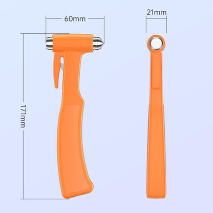SHUNWEI SD-3502 Car Safety Hammer Emergency Window Breaker & Seat Belt Cutter (Orange) - Emergency Hammer by SHUNWEI | Online Shopping UK | buy2fix
