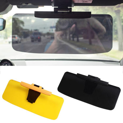 SHUNWEI SD-2302 Car Sun Visor Day Night Anti Glare Visor Adjustable Visor Protection Mirror (Yellow) - Sunglasses & Glasses Clips by SHUNWEI | Online Shopping UK | buy2fix