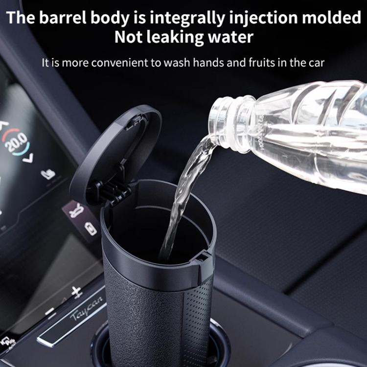 SHUNWEI SD-1612 Car Trash Can Portable Soft Cup-Shaped Waste Bin for Vehicles (Silver) - Stowing Tidying by SHUNWEI | Online Shopping UK | buy2fix