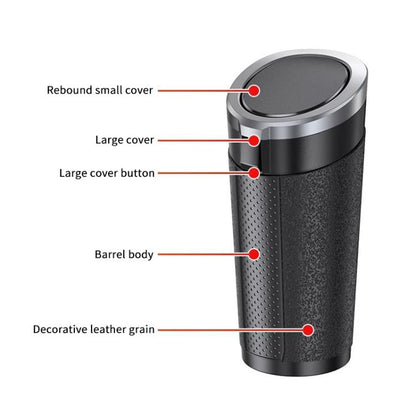 SHUNWEI SD-1612 Car Trash Can Portable Soft Cup-Shaped Waste Bin for Vehicles (Black) - Stowing Tidying by SHUNWEI | Online Shopping UK | buy2fix