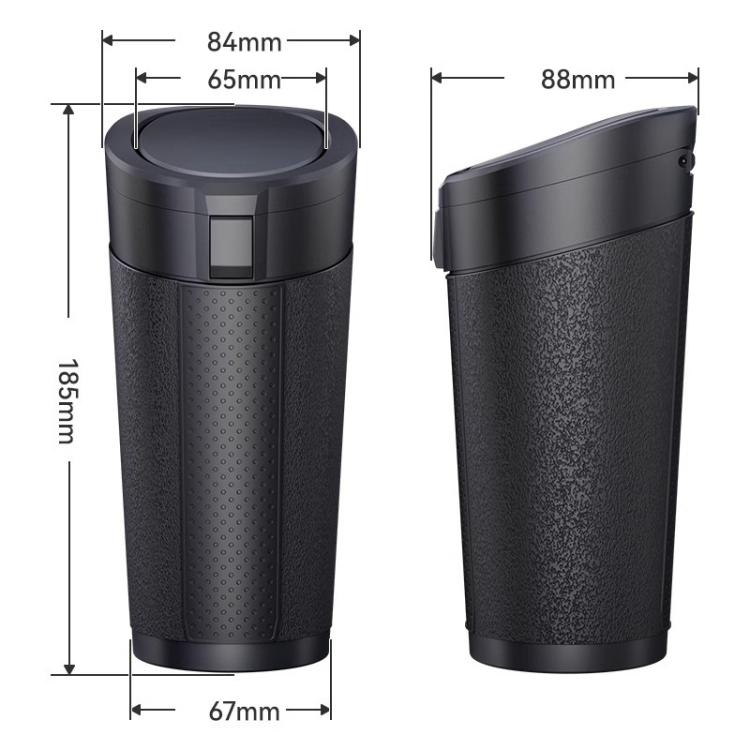 SHUNWEI SD-1612 Car Trash Can Portable Soft Cup-Shaped Waste Bin for Vehicles (Silver) - Stowing Tidying by SHUNWEI | Online Shopping UK | buy2fix
