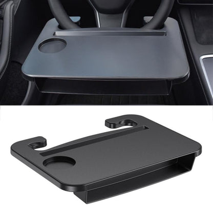 SHUNWEI SD-1520 Car Steering Wheel Tray Multi-Functional In-Car Organizer Desk (Black) - Car Drink Holders by SHUNWEI | Online Shopping UK | buy2fix