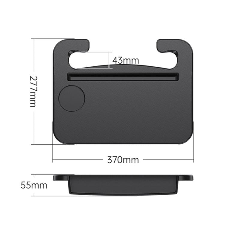 SHUNWEI SD-1520 Car Steering Wheel Tray Multi-Functional In-Car Organizer Desk (Black) - Car Drink Holders by SHUNWEI | Online Shopping UK | buy2fix