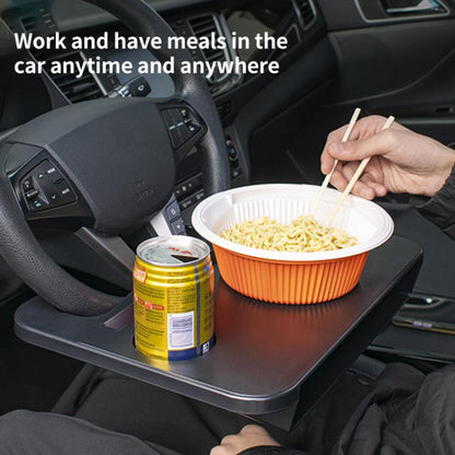 SHUNWEI SD-1520 Car Steering Wheel Tray Multi-Functional In-Car Organizer Desk (Black) - Car Drink Holders by SHUNWEI | Online Shopping UK | buy2fix