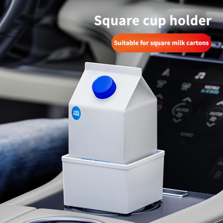 SHUNWEI SD-1034 Car Cup Holder Expander Square Drink Holder (White) - Stowing Tidying by SHUNWEI | Online Shopping UK | buy2fix