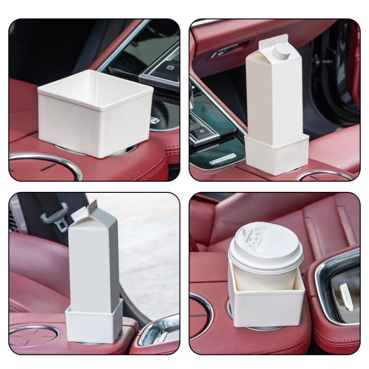 SHUNWEI SD-1034 Car Cup Holder Expander Square Drink Holder (White) - Stowing Tidying by SHUNWEI | Online Shopping UK | buy2fix