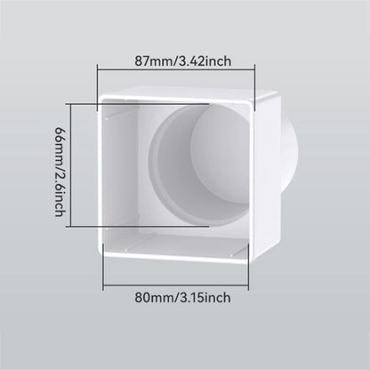 SHUNWEI SD-1034 Car Cup Holder Expander Square Drink Holder (White) - Stowing Tidying by SHUNWEI | Online Shopping UK | buy2fix