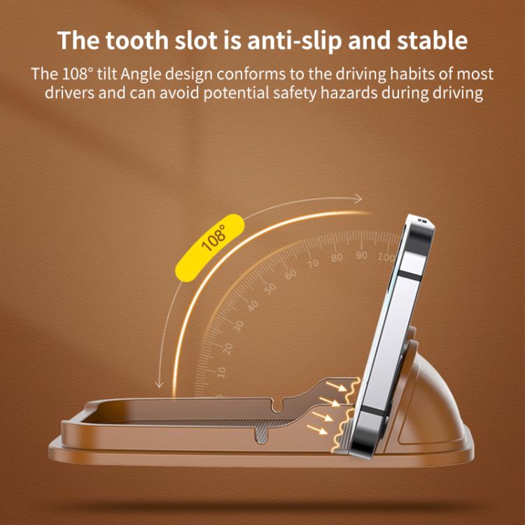 SHUNWEI SD-1133 Car Dashboard Anti-Slip Storage Pad Phone Holder (Brown) - Stowing Tidying by SHUNWEI | Online Shopping UK | buy2fix