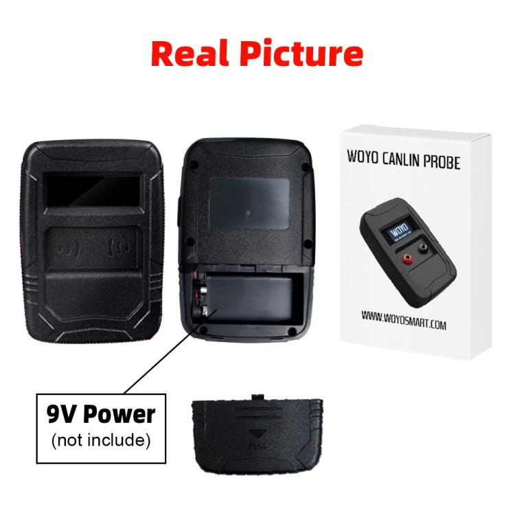 WOYO PL001 Car Remote Control Tester 10-1000MHZ RF IR Infrared Wireless Digital Frequency Tester for Truck Door Key Remote Clone (Black) - Electronic Test by buy2fix | Online Shopping UK | buy2fix