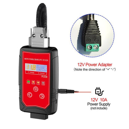 WOYO PL038 For Ford Focus, Kuga, Explorer, Lincoln, Volvo V40 Iron Shell Electric Power Steering Wheel Motor EPS Tester (Black Red) - Code Readers & Scan Tools by buy2fix | Online Shopping UK | buy2fix
