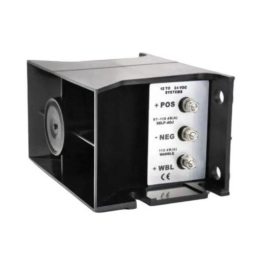 Waterproof Voice Reversing Alarm Buzzer For Forklift, Loader, Excavator, Truck, Engineering Vehicles, 12V–80V Wide Voltage (Black) - Car Amplifiers by buy2fix | Online Shopping UK | buy2fix