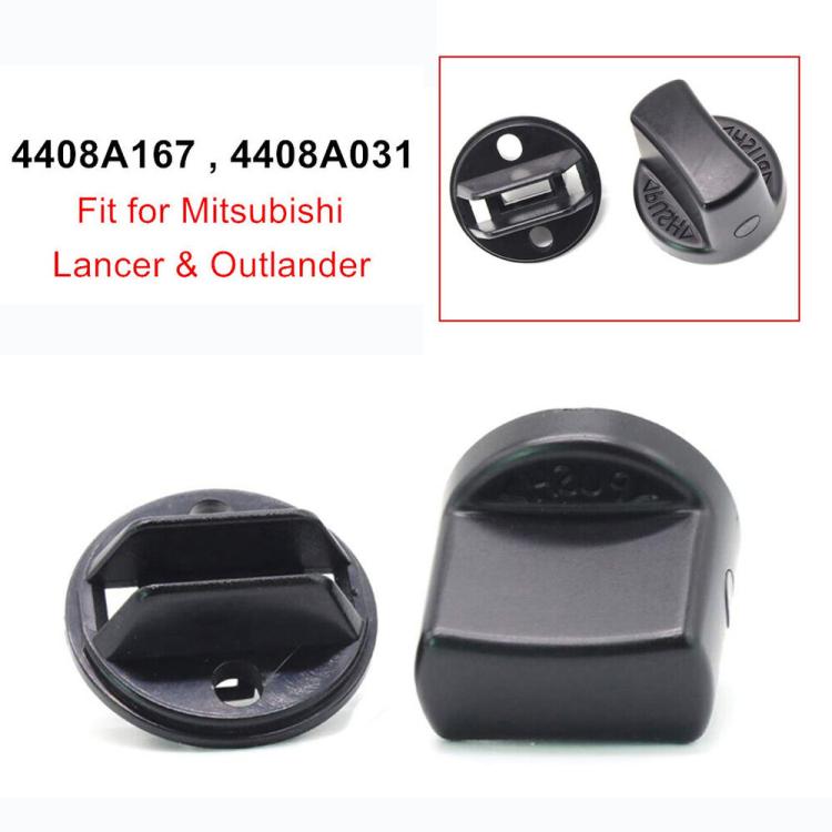 Keyless Ignition Switch Knob Cover 4408A167 4408A031 for Mitsubishi Outlander / Mazda (Black) - Ignition System by buy2fix | Online Shopping UK | buy2fix