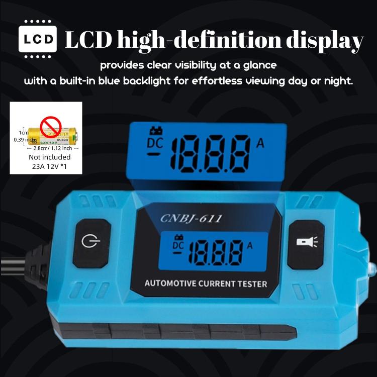 CNBJ-611 Automotive LED Blade Fuse Current Tester (Blue) - Electronic Test by buy2fix | Online Shopping UK | buy2fix