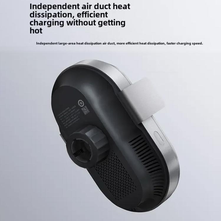 Xiaomi 50W Wireless Car Charger Dual Interface Fast Quick Charging Holder (Black) - Wireless Charger Holders by Xiaomi | Online Shopping UK | buy2fix
