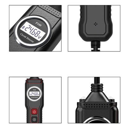 P100 5V-40V Electric Circuit Tester, Two Power Supply, Cable Length: 4m (Black) - Electronic Test by buy2fix | Online Shopping UK | buy2fix