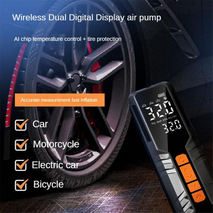 60W Portable Tire Inflator Cordless Air Pump (Black) - Inflatable Pump by buy2fix | Online Shopping UK | buy2fix