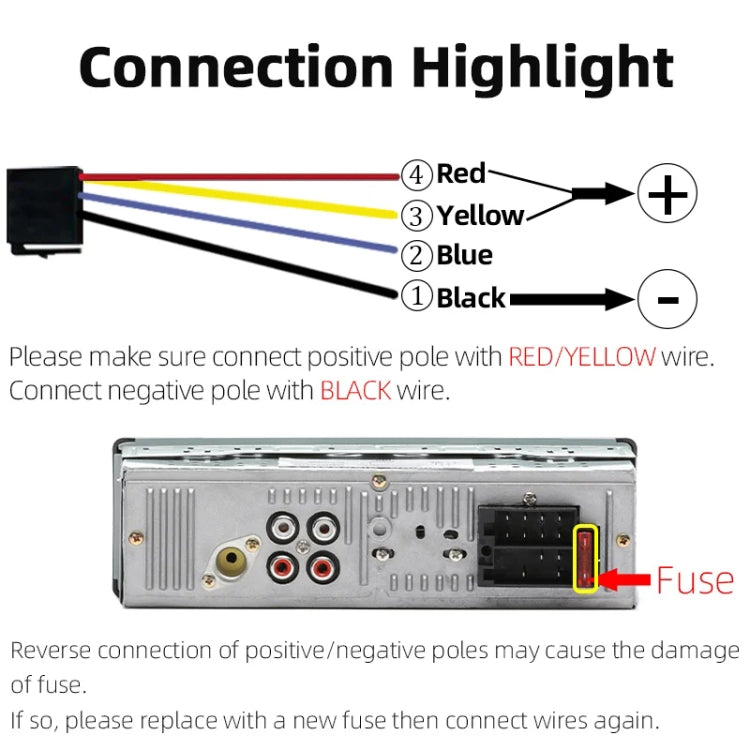 JSD-520 Car Stereo Radio MP3 Audio Player Support Bluetooth Hand-free Calling / FM / USB / SD, EU Plug Version - Car MP3 & MP4 & MP5 by buy2fix | Online Shopping UK | buy2fix