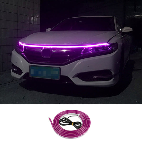 2m Car Daytime Running Super Bright Decorative LED Atmosphere Light (Pink Light)