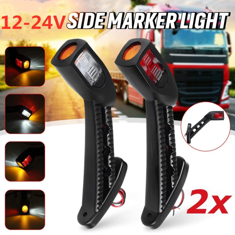 2pcs 12-24V Car / Truck LED Side Marker Indicator Lights Bulb Lamp by buy2fix