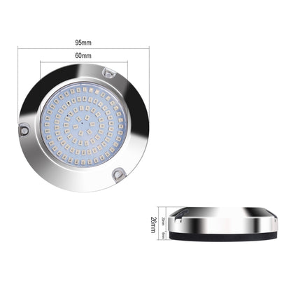 Ship / Yacht 10-30V 90LEDs Waterproof Stainless Steel Underwater Light (Blue Light) by buy2fix