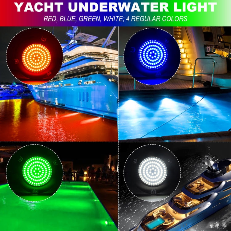 Ship / Yacht 10-30V 90LEDs Waterproof Stainless Steel Underwater Light (Red Light) by buy2fix