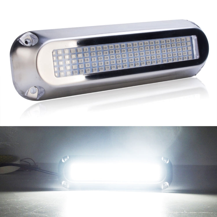 Ship / Yacht 10-30V 120LEDs Waterproof Stainless Steel Underwater Light (White Light) by buy2fix