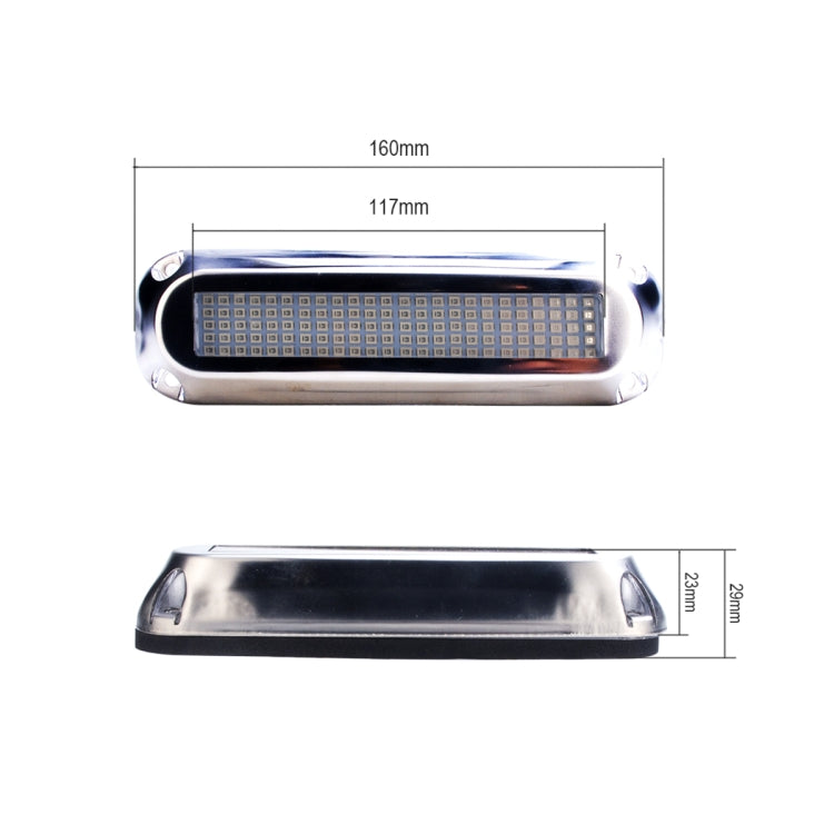 Ship / Yacht 10-30V 120LEDs Waterproof Stainless Steel Underwater Light (Red Light) by buy2fix