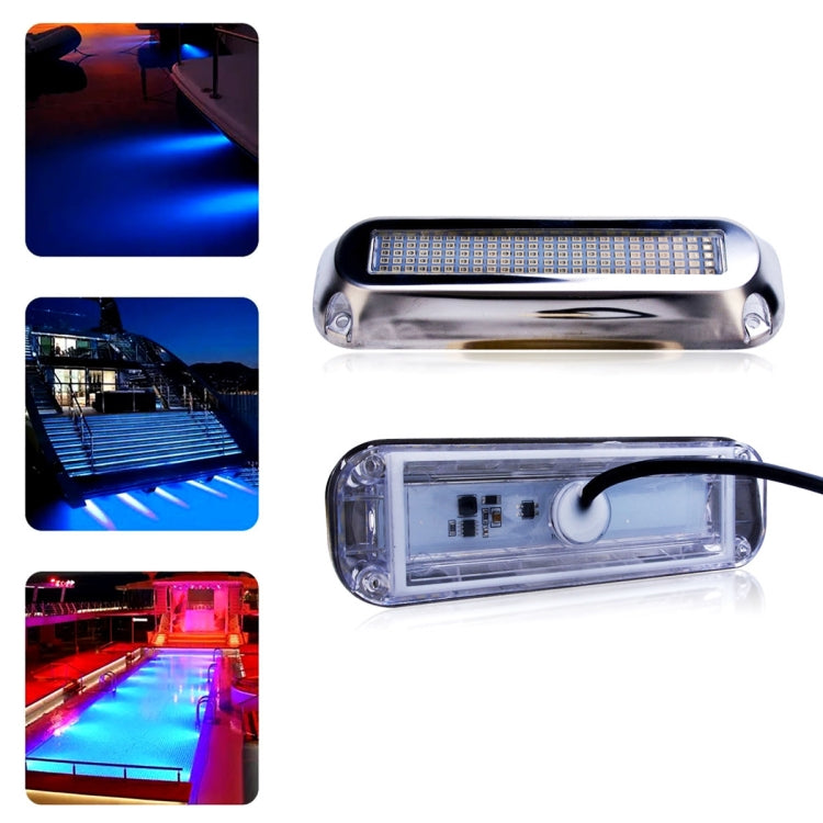 Ship / Yacht 10-30V 120LEDs Waterproof Stainless Steel Underwater Light (Red Light) by buy2fix