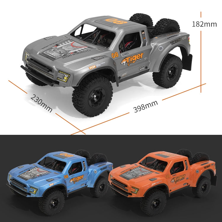 FY-08 Brushless Version 2.4G Remote Control Off-road Vehicle 1:12 Four-wheel Drive Short Truck High-speed Remote Control Car, EU Plug (Grey) - RC Cars by buy2fix | Online Shopping UK | buy2fix