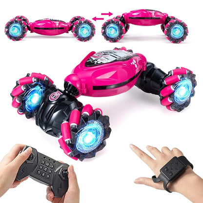 YDJ-D876 Gesture Sensing RC Stunt Car (Red) - RC Cars by buy2fix | Online Shopping UK | buy2fix