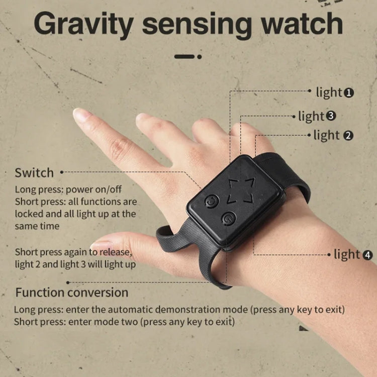 YDJ-D876 Gesture Sensing RC Stunt Car (Red) - RC Cars by buy2fix | Online Shopping UK | buy2fix