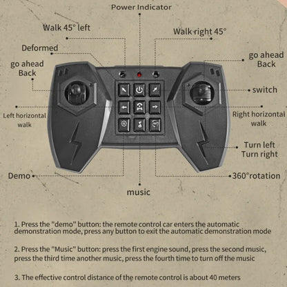 YDJ-D876 Gesture Sensing RC Stunt Car (Red) - RC Cars by buy2fix | Online Shopping UK | buy2fix