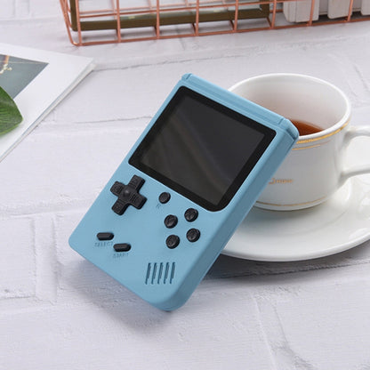 MK500 Macaron Mini Retro Classic Handheld Game Console for Kids Built-in 500 Games, Support AV Output(Blue) by buy2fix